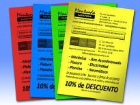 A4 con papel de colores
